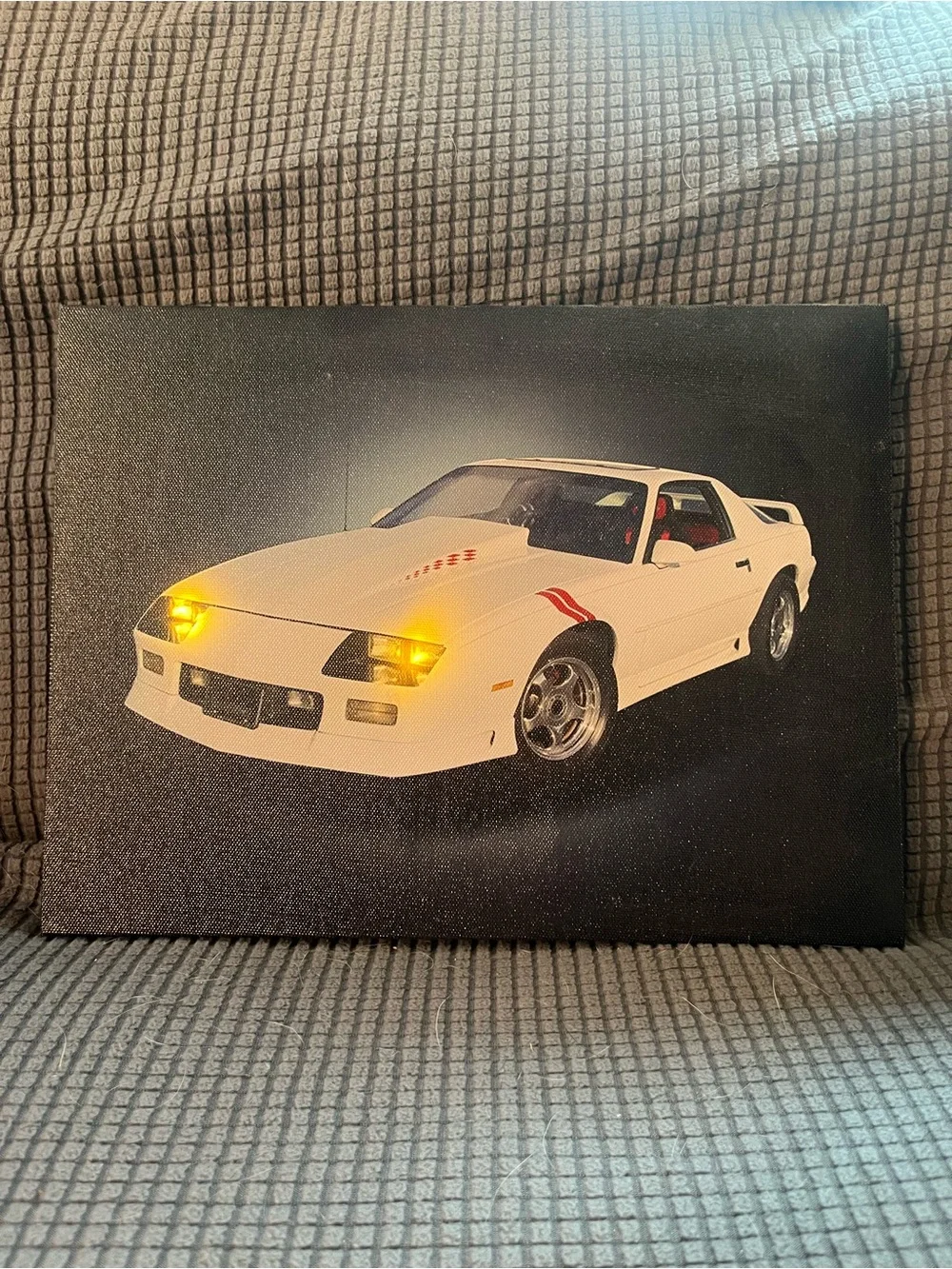 Third Gen Chevrolet Camaro light up car picture wall decor